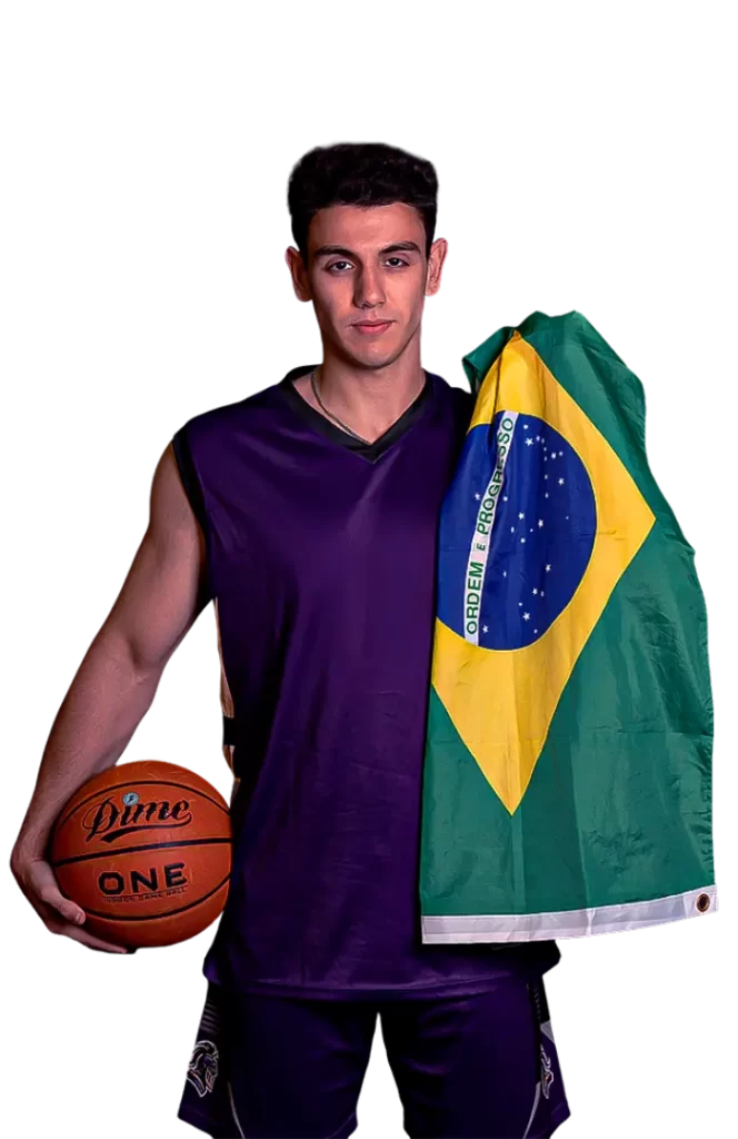 Foto do atleta de basquete Pedro Leme