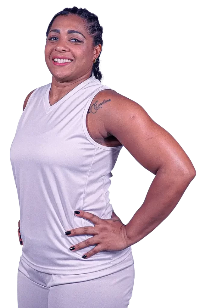 Foto da atleta de basquete Casanova