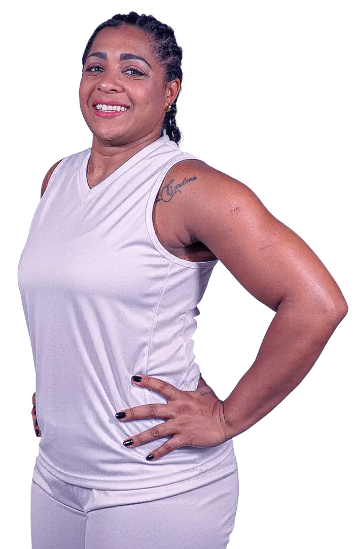 Foto da atleta de basquete Casanova