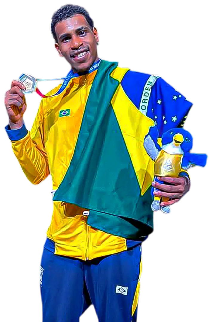 Foto do atleta de basquete Anderson Barbosa