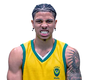 Foto do atleta de basquete Gabi Campos